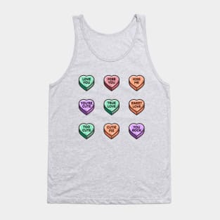 Conversation Hearts Tank Top